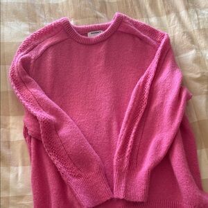 Old Navy Women's Pink Crew Neck Sweater